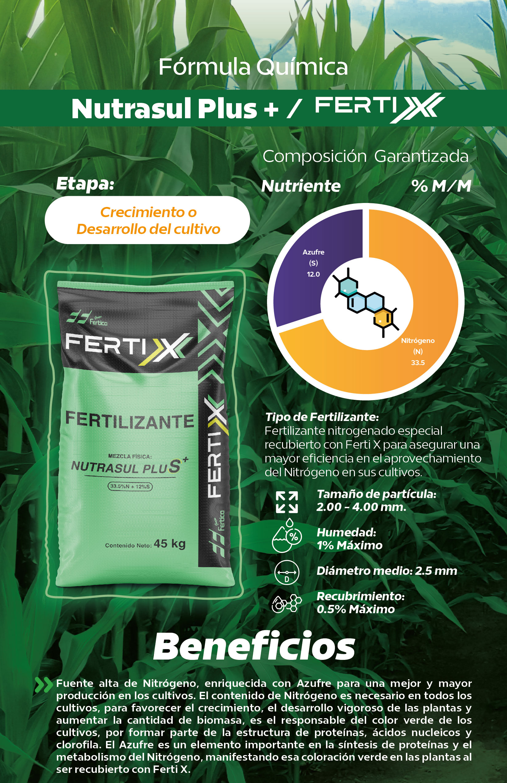 Ficha Nutrasul Plus con FertiX